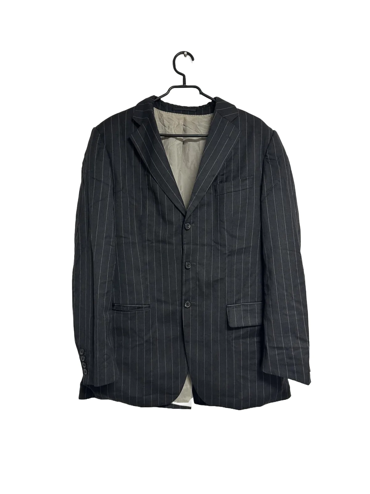 Sacou de costum Hugo Boss L | Negru, Lână