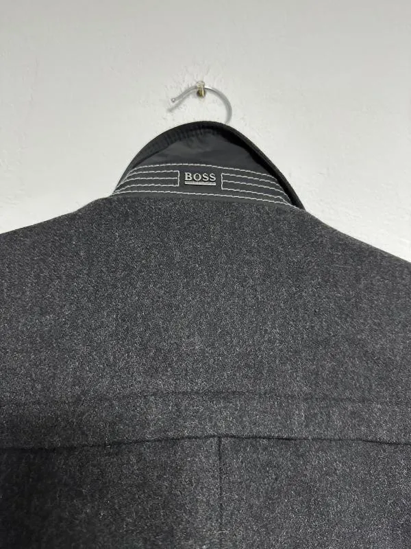 Palton de lână Hugo Boss M | Negru, Fără glugă, Lână - Image 4