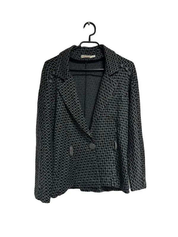 Blazer Emporio Armani EU 38 | Gri, Fără glugă, Acrilic