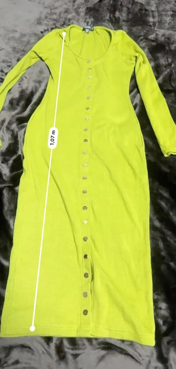 Rochie mulată Missguided EU 38 | Verde lime, Midi, Mânecă lungă, Poliester - Image 6