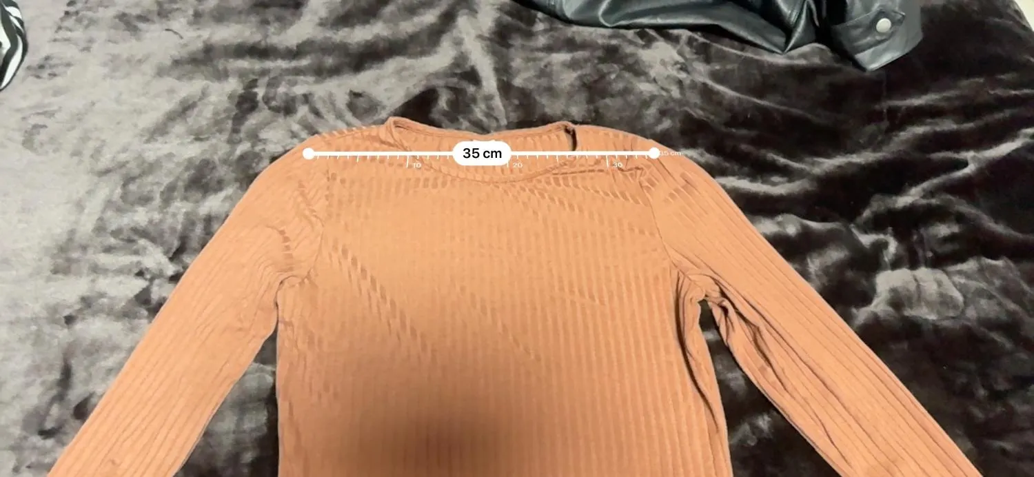 Rochie mulată NLY Trend EU 38 | Maro, Midi, Mânecă lungă, Poliester - Image 8