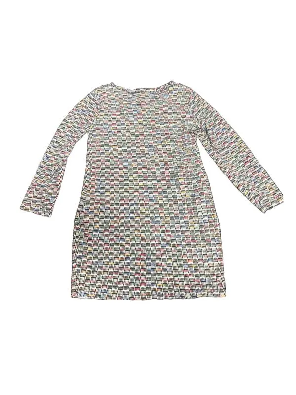 Rochie casual EU 36 | Multicolor, Mini, Mânecă trei sferturi, Abstract & Color Block, Acrilic