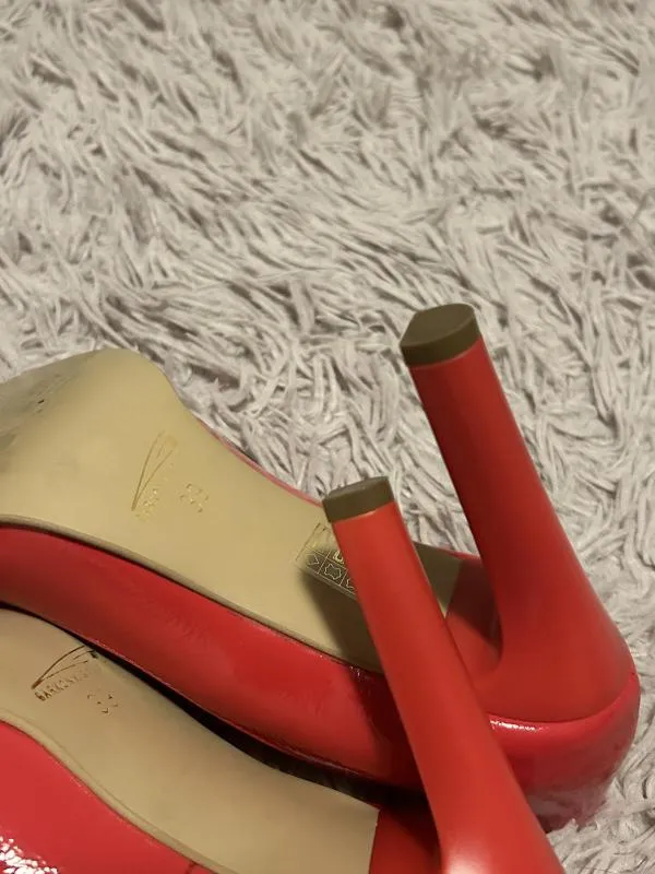 Pantofi cu toc înalt Garkony Studio EU 39 | Roșu, Piele naturală - Image 5