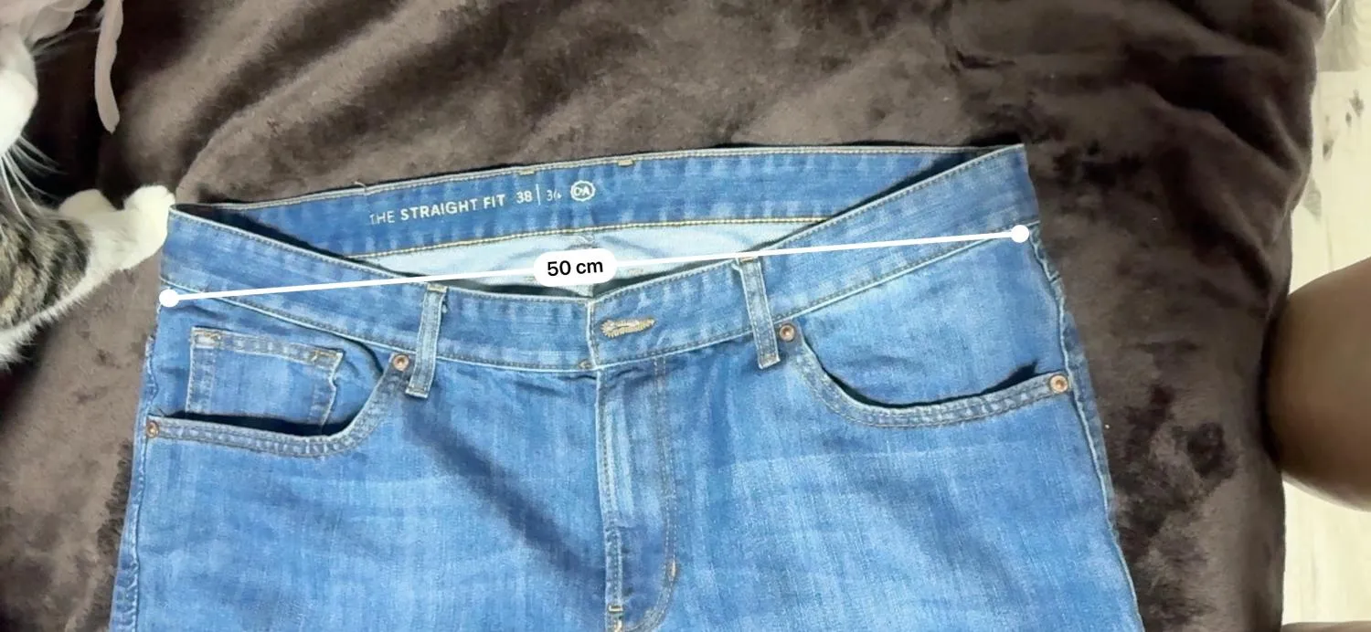 Blugi C&A XL | Albastru, Talie medie, Straight (Drepți) fit, Bumbac - Image 6
