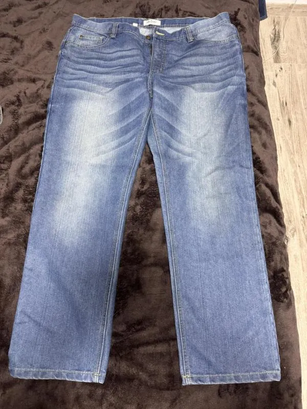Blugi JOHN BANER XXL | Albastru, Talie medie, Straight (Drepți) fit, Bumbac - Image 2