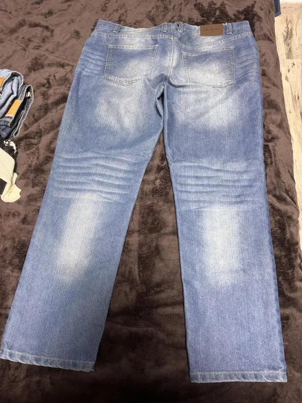 Blugi JOHN BANER XXL | Albastru, Talie medie, Straight (Drepți) fit, Bumbac - Image 3