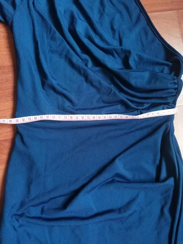 Rochie de seară Shein XS | Albastru, Maxi, Pe un umăr - Image 6