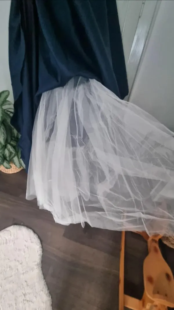 Rochie de seară Luxuar Limited EU 42 | Bleumarin, Maxi, Fără mâneci, Paiete - Image 8
