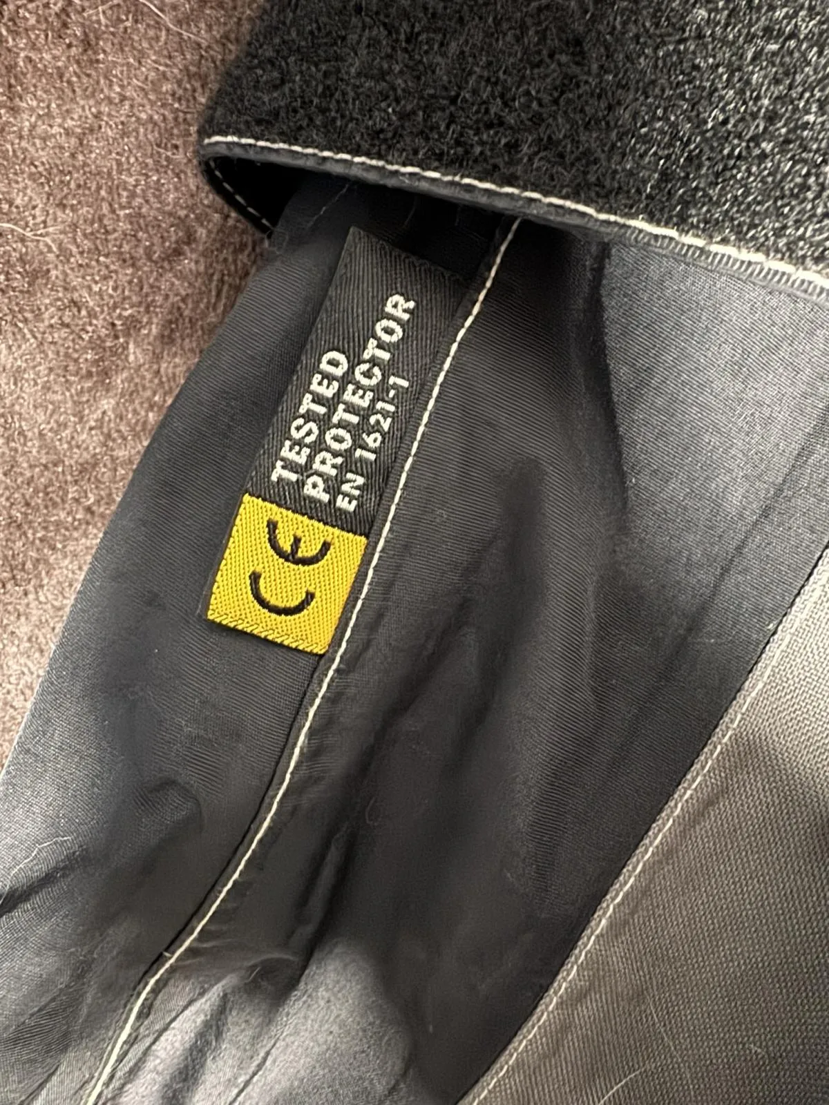 Costum moto damă POLO-TEX EU 38 | Negru, Logo, Poliamidă - Image 7
