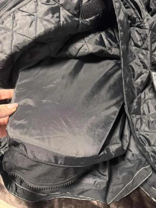 Costum moto damă POLO-TEX EU 38 | Negru, Logo, Poliamidă - Image 8