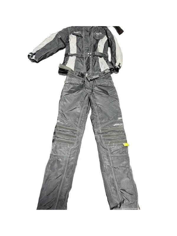 Costum moto damă POLO-TEX EU 38 | Negru, Logo, Poliamidă
