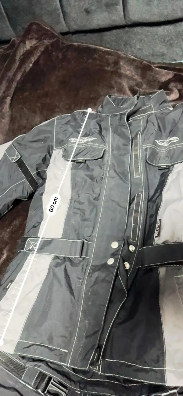 Costum moto damă POLO-TEX EU 38 | Negru, Logo, Poliamidă - Image 11