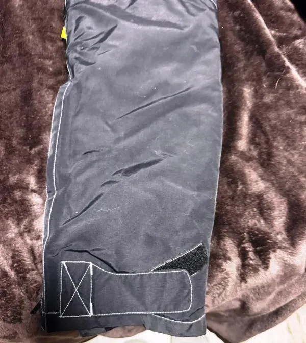 Costum moto damă POLO-TEX EU 38 | Negru, Logo, Poliamidă - Image 5