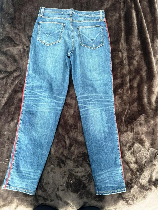 Blugi HUDSON EU 38 | Albastru, Lungi, Talie înaltă, Tapered (Conici) fit, Bumbac - Image 3
