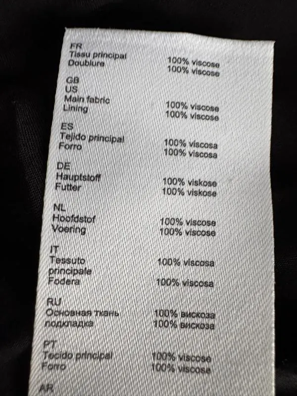 Rochie de seară CLAUDIE PIERLOT EU 38 | Negru, Mini, Mânecă lungă, Vâscoză - Image 10