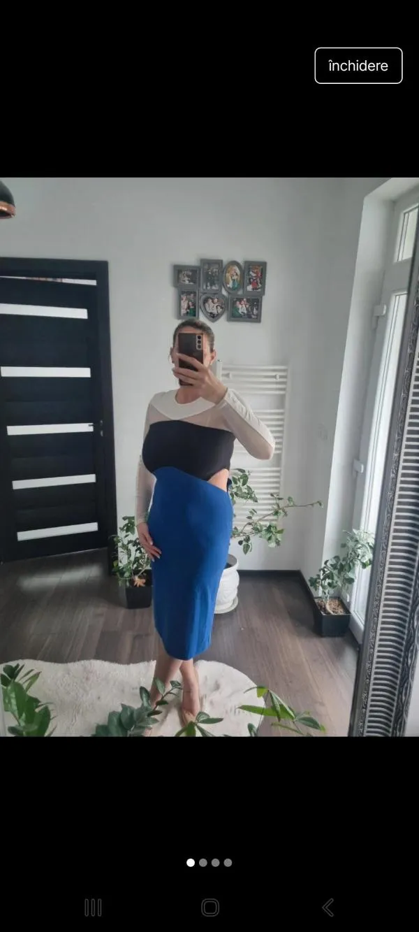 Rochie de seară Missguided EU 44 | Multicolor, Midi, Cu decupaje - Image 3