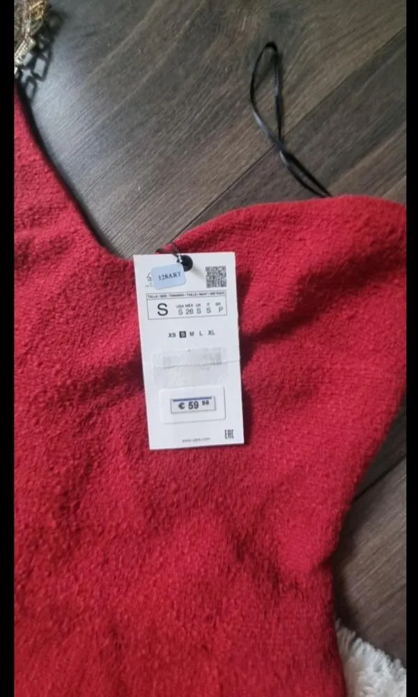 Rochie de seară Zara EU 36 | Roșu, Mini, Pe un umăr - Image 9