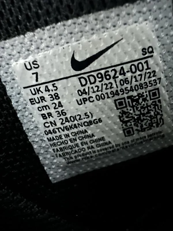 Sneakers Nike EU 38 | Negru, Piele ecologică - Image 6