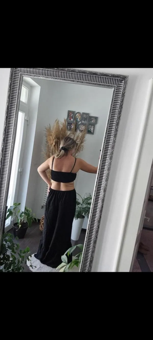 Rochie de plajă ASOS EU 42 | Negru, Maxi, Bretele subțiri - Image 6