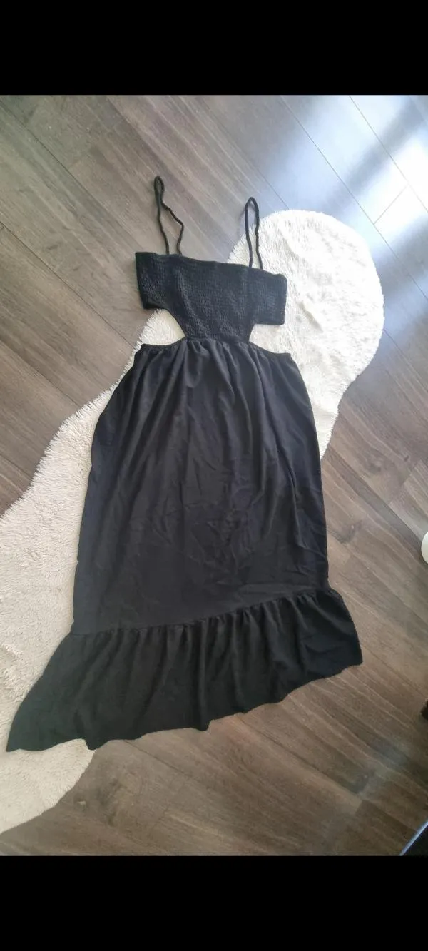 Rochie de plajă ASOS EU 42 | Negru, Maxi, Bretele subțiri - Image 7