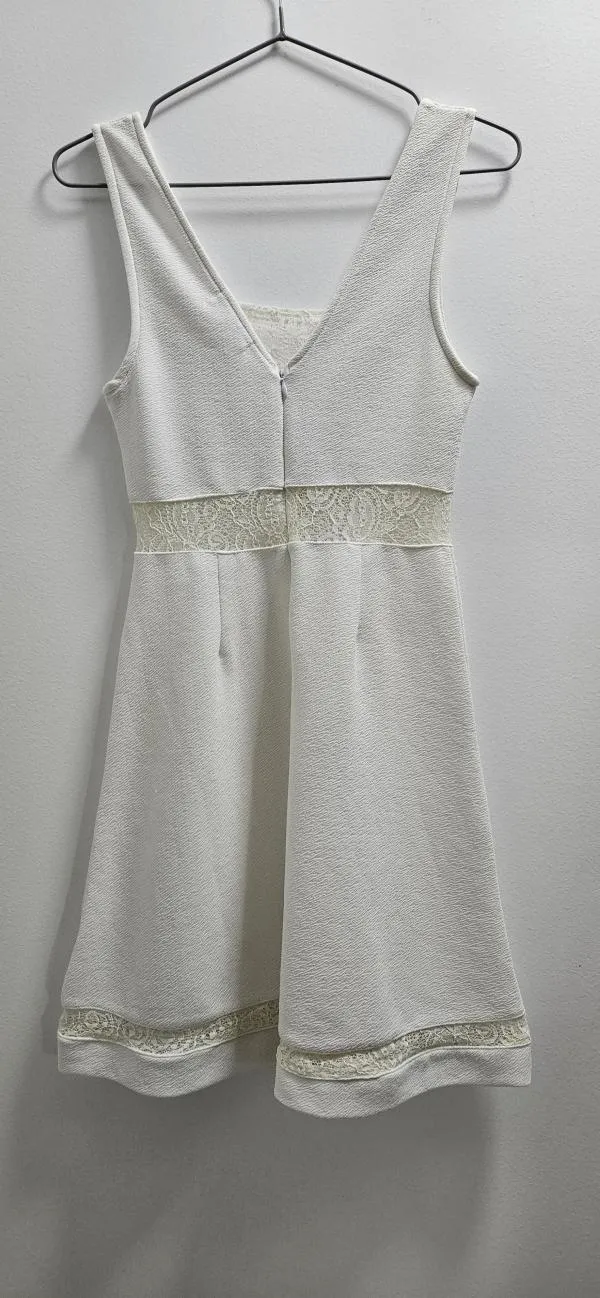 Rochie de vară Jennyfer EU 34 | Alb, Midi, Fără mâneci, Dantelă - Image 3