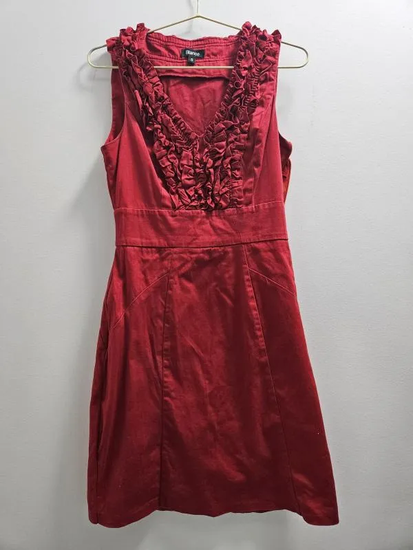 Rochie casual Blanco EU 34 | Roșu, Midi, Fără mâneci - Image 2