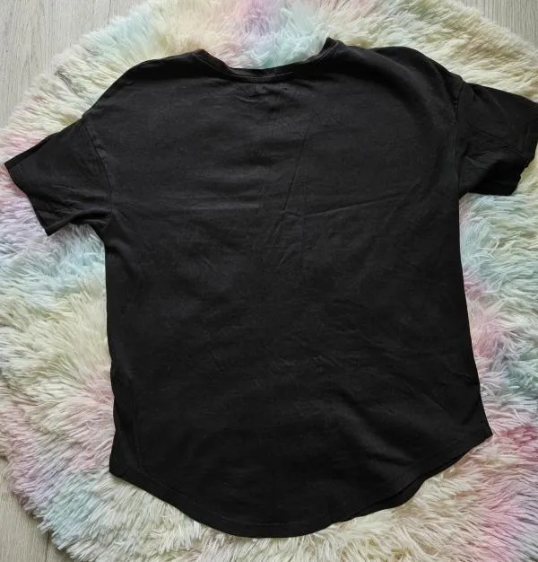 Tricou Bershka EU 32 | Negru, Normal, Mânecă scurtă, Bumbac - Image 3