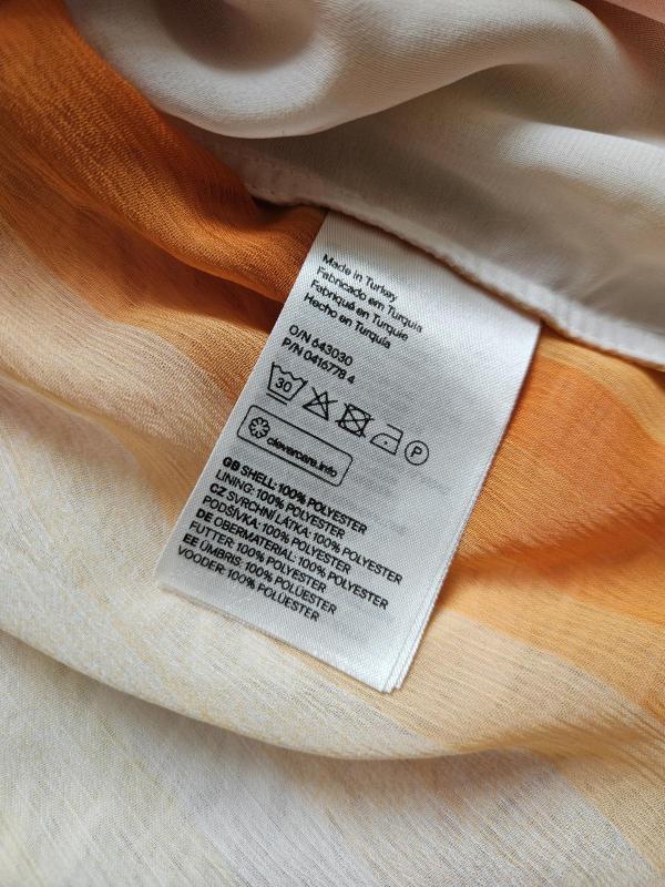 Maiou H&M EU 34 | Multicolor, Normal, Bretele subțiri, Dungi, Poliester - Image 4
