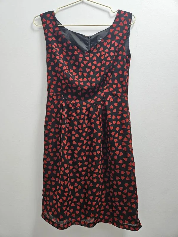 Rochie de vară Bi EU 34 | Negru, Midi, Fără mâneci, Buline & Imprimeuri mici, Poliester - Image 2