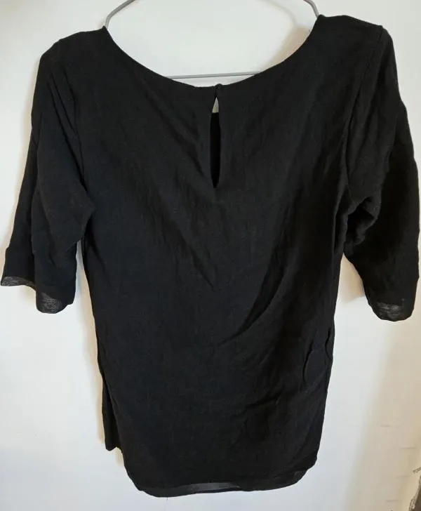 Rochie office Mango EU 34 | Negru, Midi, Mânecă trei sferturi - Image 3