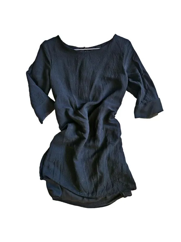 Rochie office Mango EU 34 | Negru, Midi, Mânecă trei sferturi
