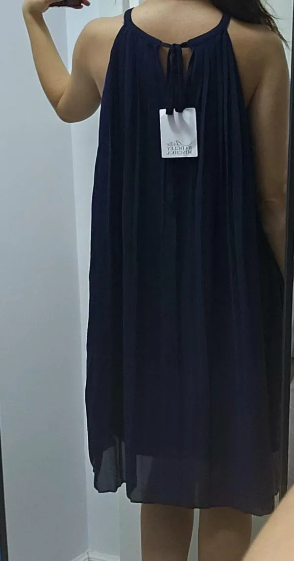 Rochie casual Badglay Mischka EU 36 | Bleumarin, Midi, Fără mâneci - Image 2