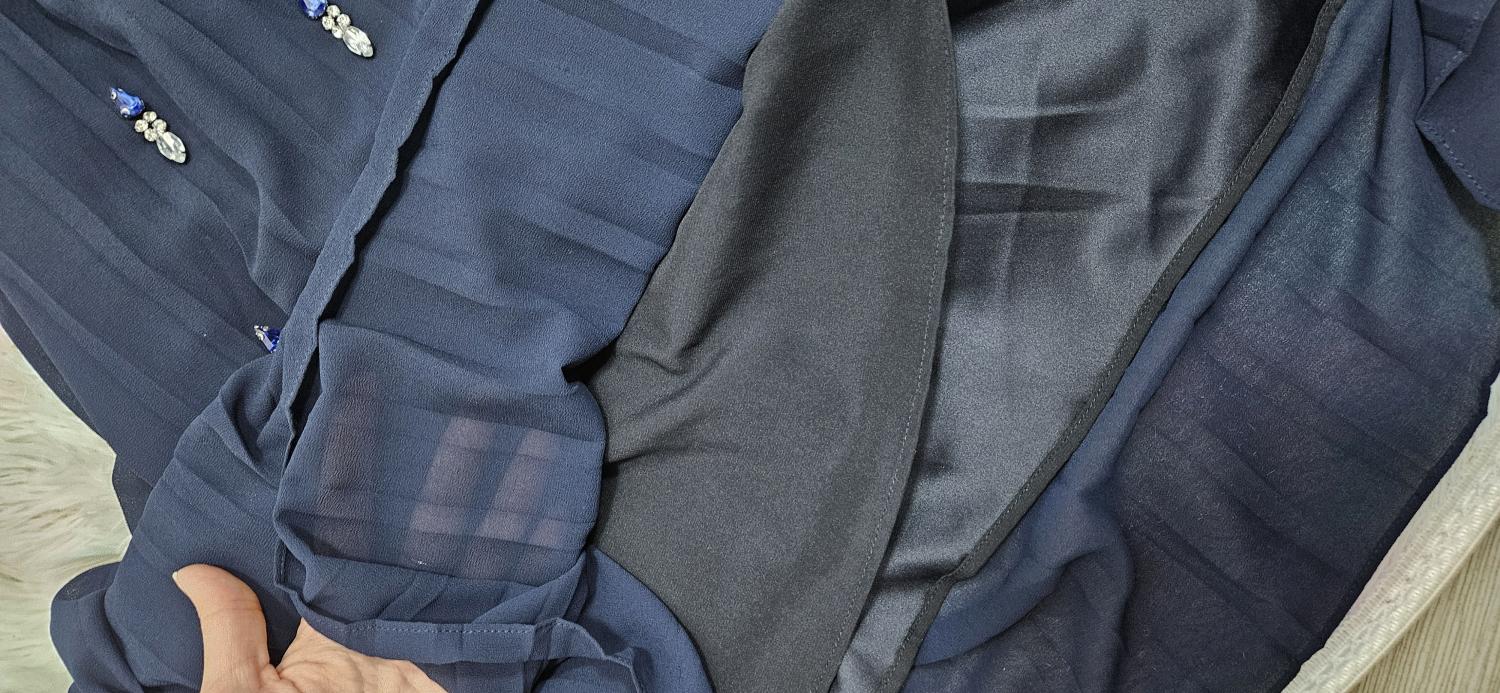 Rochie casual Badglay Mischka EU 36 | Bleumarin, Midi, Fără mâneci - Image 4