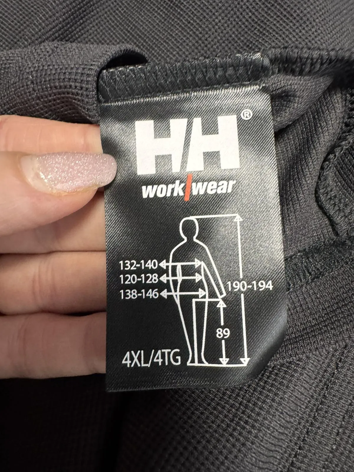 Tricou de lucru UPF 40+ HELLY HANSEN EU 54 | Negru, Mânecă scurtă, Logo, Poliamidă - Image 6