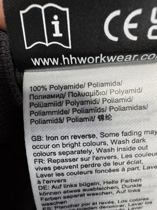 Tricou de lucru UPF 40+ HELLY HANSEN EU 54 | Negru, Mânecă scurtă, Logo, Poliamidă - Image 12