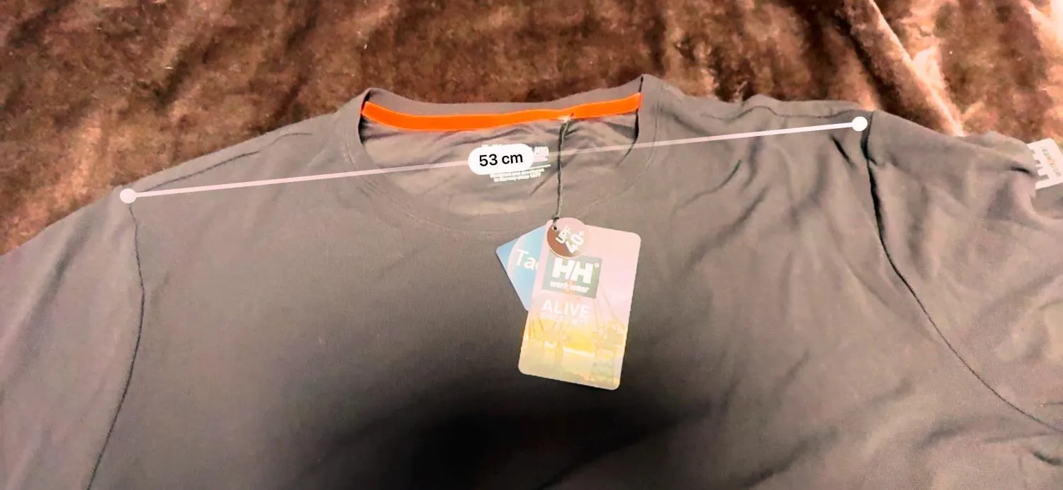 Tricou de lucru UPF 40+ HELLY HANSEN EU 54 | Negru, Mânecă scurtă, Logo, Poliamidă - Image 8