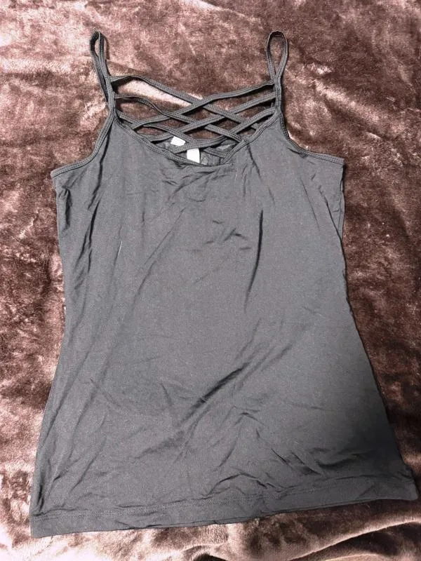 Top cu bretele încrucișate Bodyflirt EU 38 | Negru, Normal, Bretele subțiri, Design petrecut, Poliamidă - Image 3