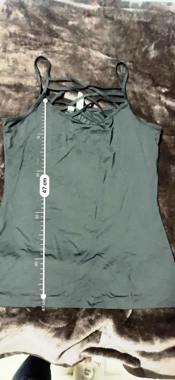 Top cu bretele încrucișate Bodyflirt EU 38 | Negru, Normal, Bretele subțiri, Design petrecut, Poliamidă - Image 7