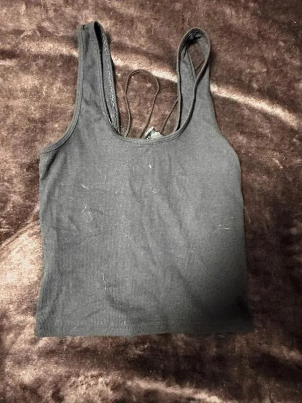 Top cropped New Look EU 36 | Negru, Cropped (Scurt), Fără mâneci, Bumbac - Image 6