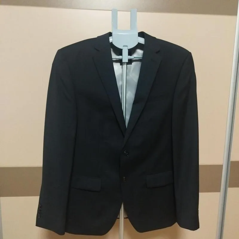 Sacou de costum Daniel Hatcher EU 48 | Bleumarin, Lână - Image 3