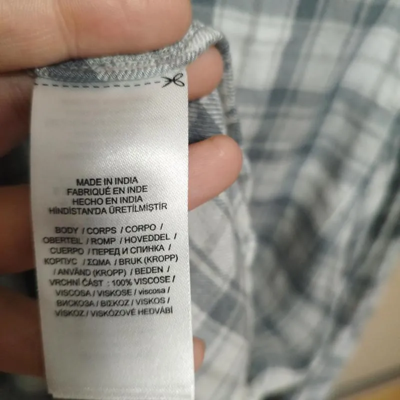 Cămașă cu carouri Lauren Ralph XXL | Khaki, Mânecă lungă - Image 6