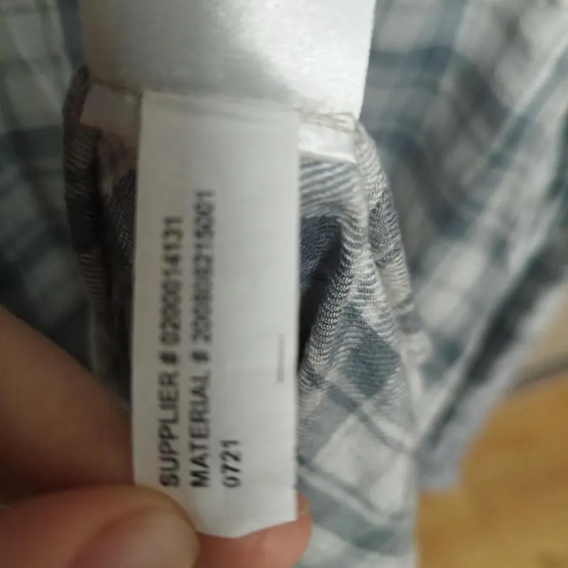 Cămașă cu carouri Lauren Ralph XXL | Khaki, Mânecă lungă - Image 7