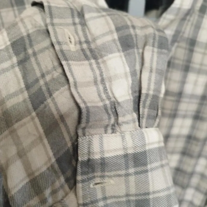 Cămașă cu carouri Lauren Ralph XXL | Khaki, Mânecă lungă - Image 10