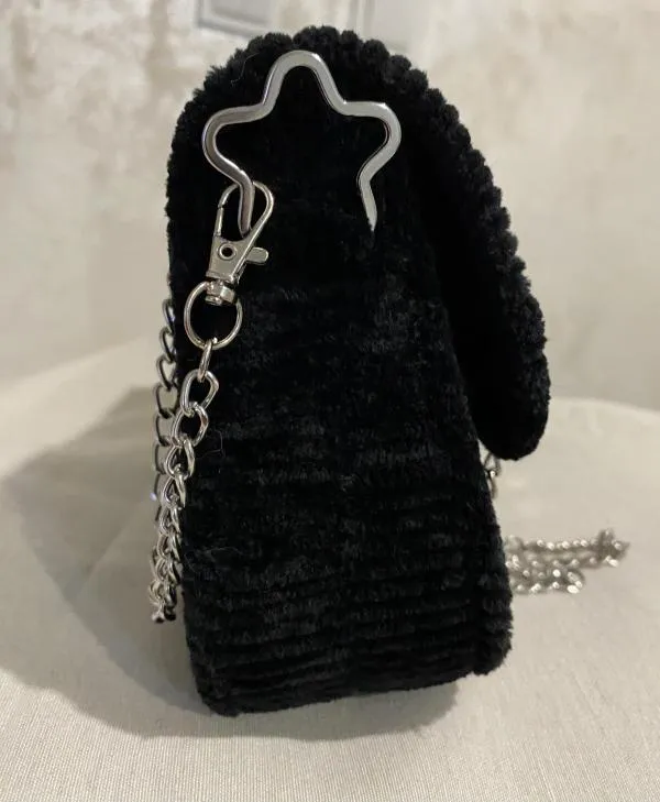 Geantă de umăr Handmade | Negru - Image 5