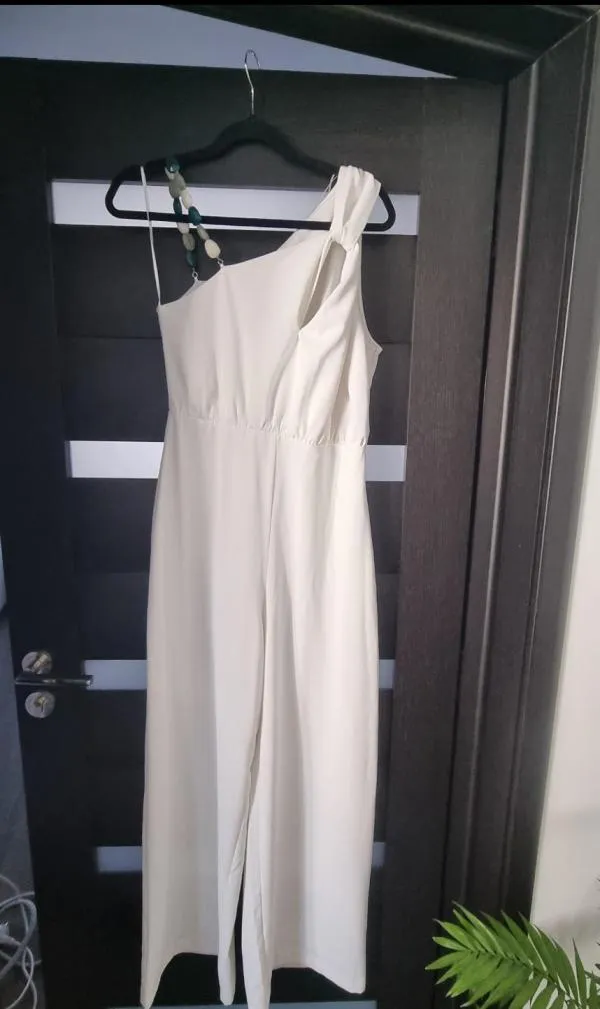 Salopetă Zara EU 38 | Alb, Lungă - Image 8