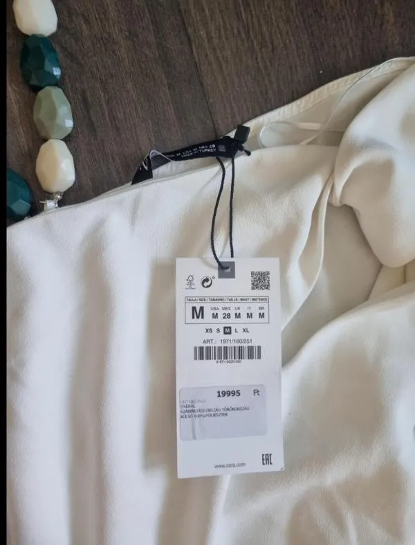 Salopetă Zara EU 38 | Alb, Lungă - Image 10