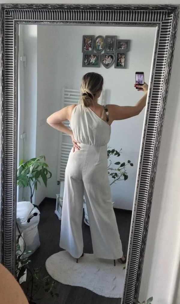 Salopetă Zara EU 38 | Alb, Lungă - Image 11