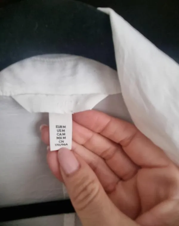 Rochie tip cămașă H&M EU 38 | Alb, Midi, Mânecă lungă - Image 10
