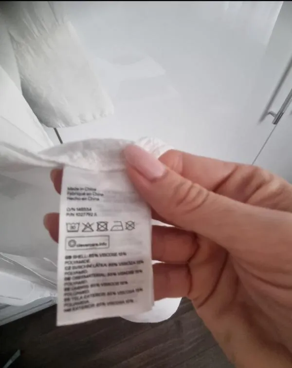 Rochie tip cămașă H&M EU 38 | Alb, Midi, Mânecă lungă - Image 9