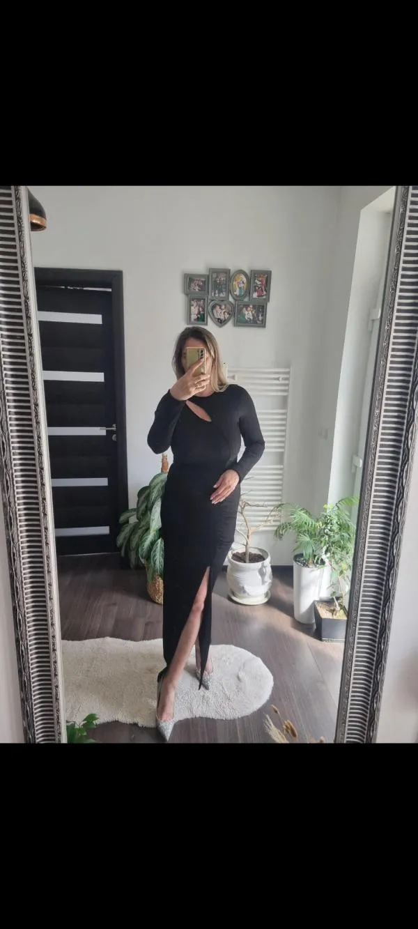 Rochie de seară My Jest EU 40 | Negru, Midi, Mânecă lungă - Image 2